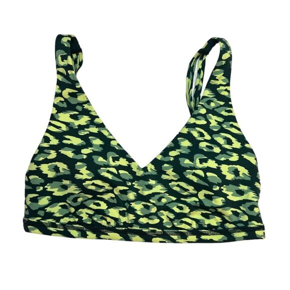 Aerie Leopard and Camo Print Lightly Lined Sports Bra - Picture 1 of 7